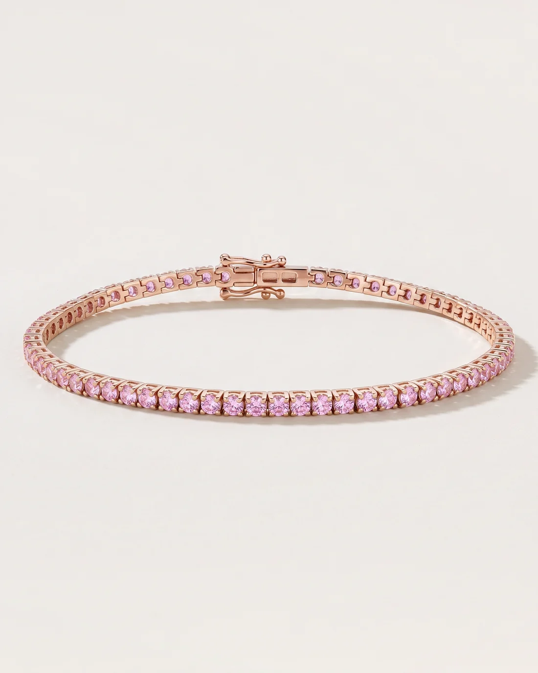 ORTIGAS Pink Sapphire Line, браслет, вид спереди