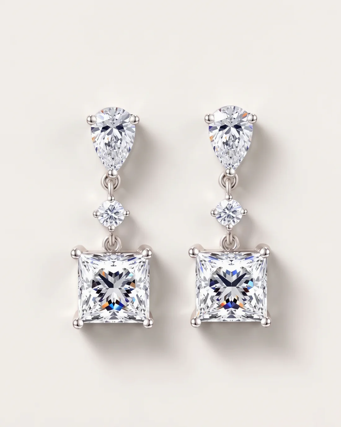 ORTIGAS Princess Drops, серьги, вид спереди