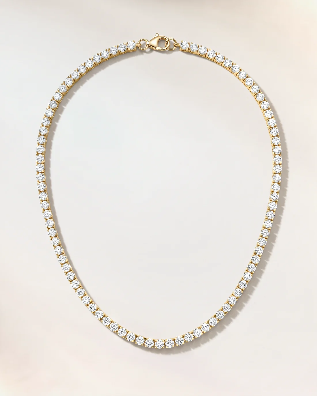 ORTIGAS Gold Riviere Choker, колье, вид спереди